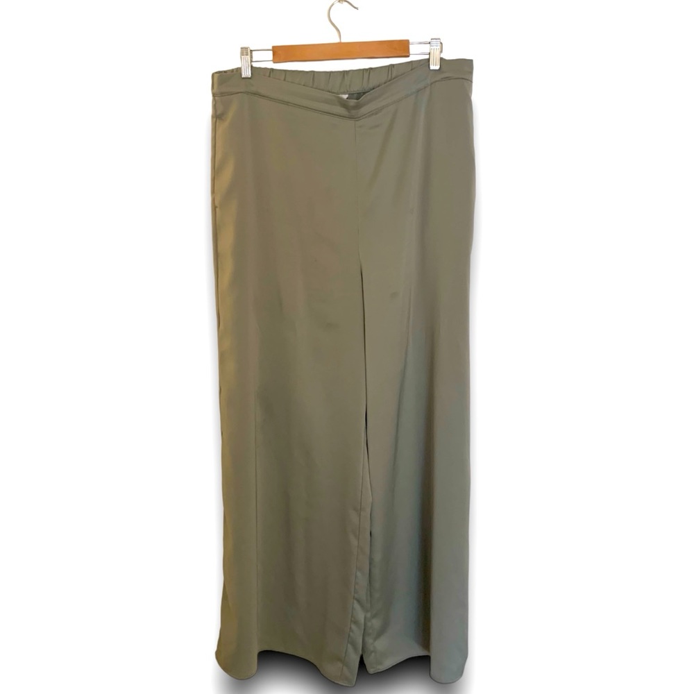 Prologue Wide Leg Sage Green Pants Size XL womens